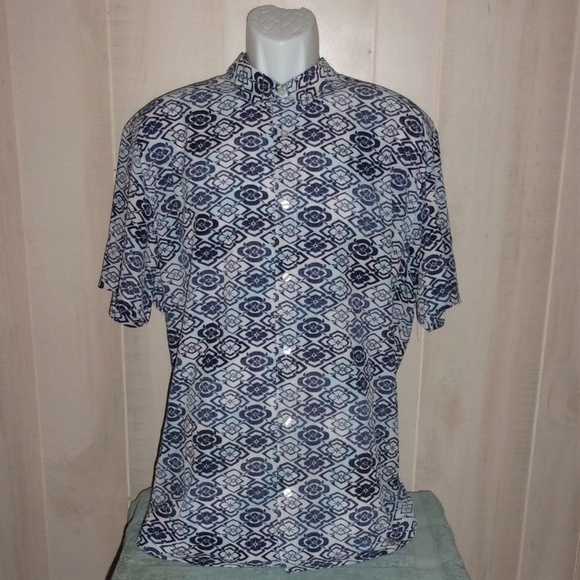 puma aloha woven golf shirt